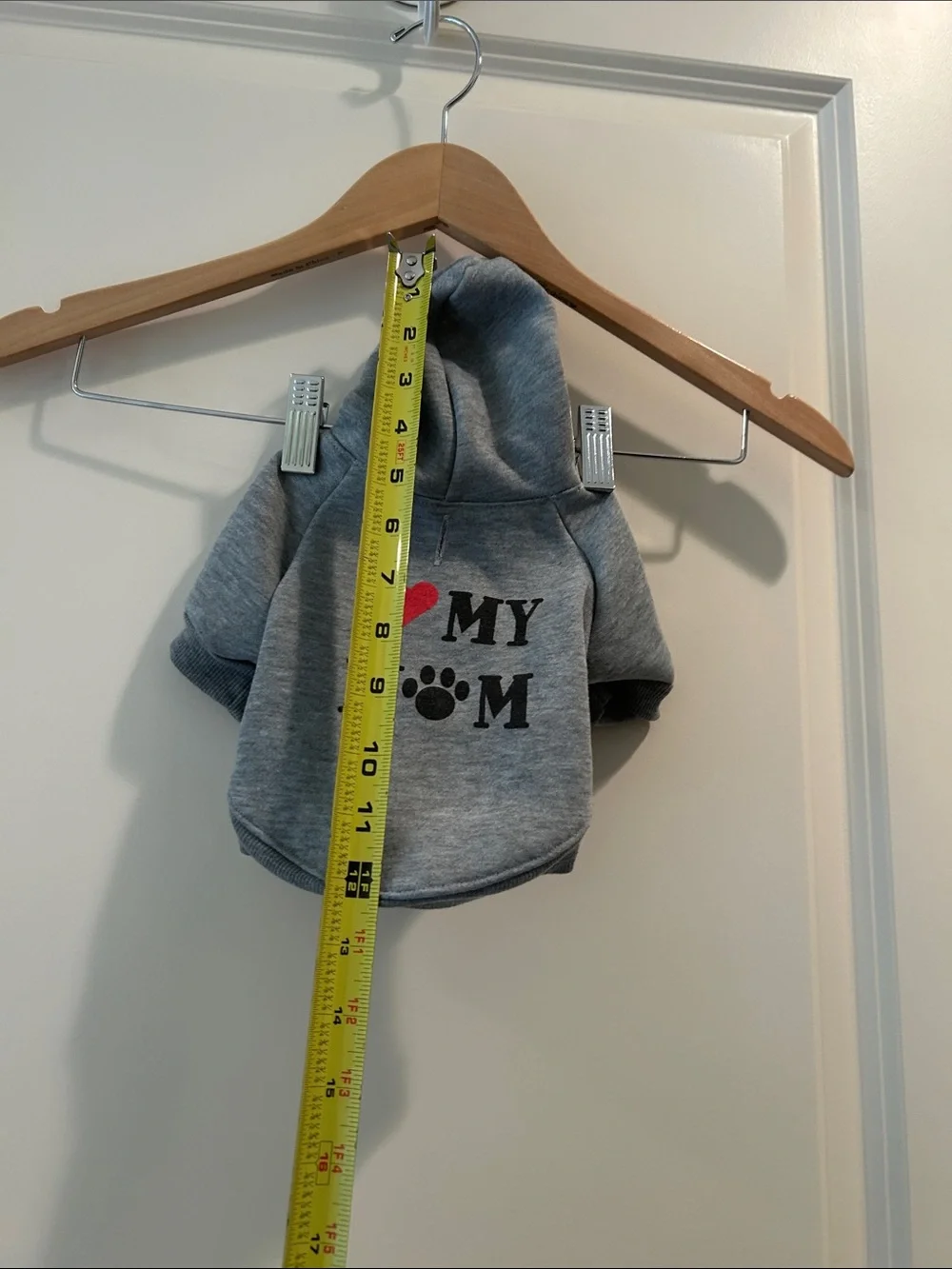 Unbranded Gray Pet Dog Hoodie with 